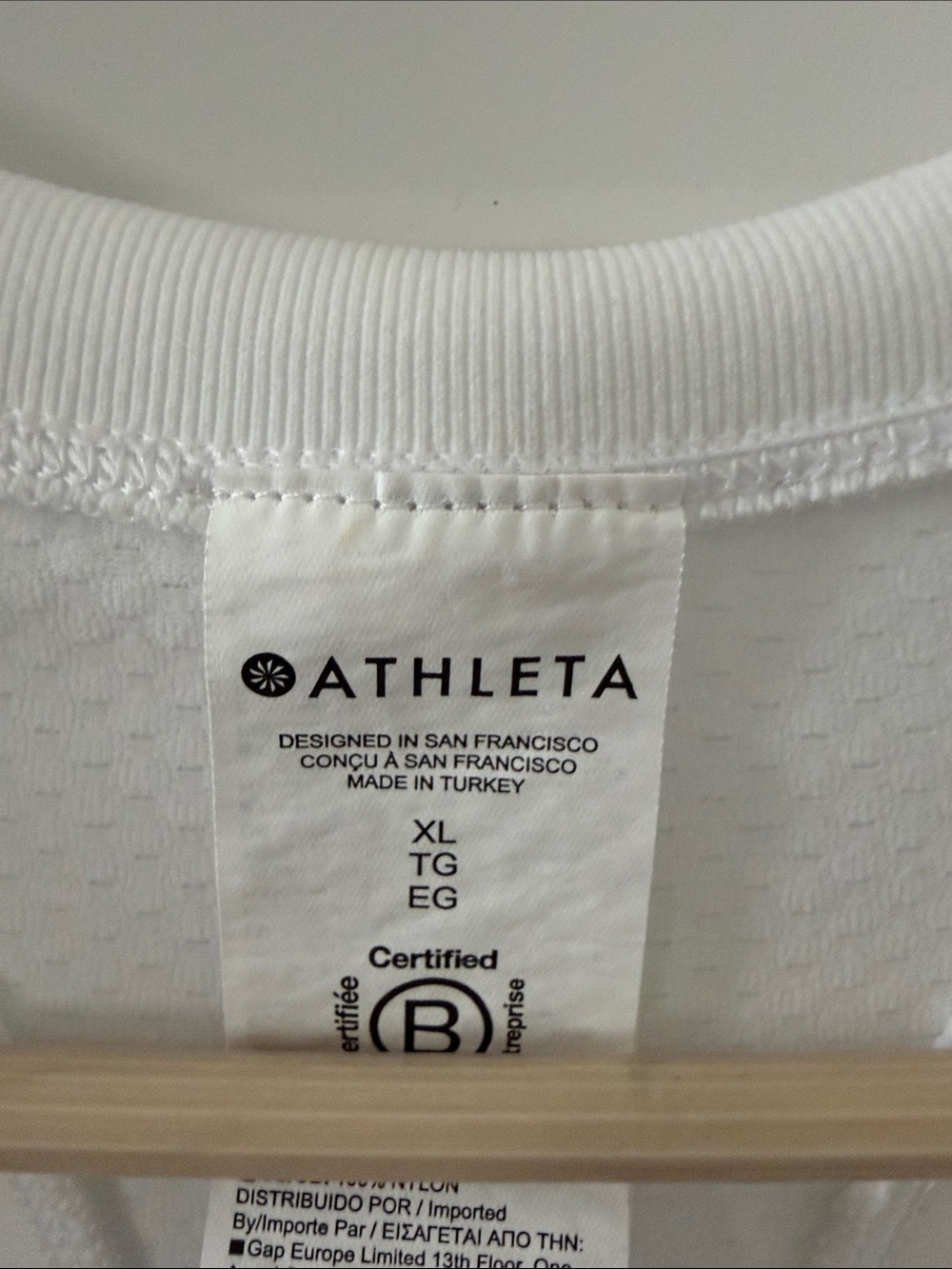 Athleta White Racerback Performance Tank - Picture 2 of 5